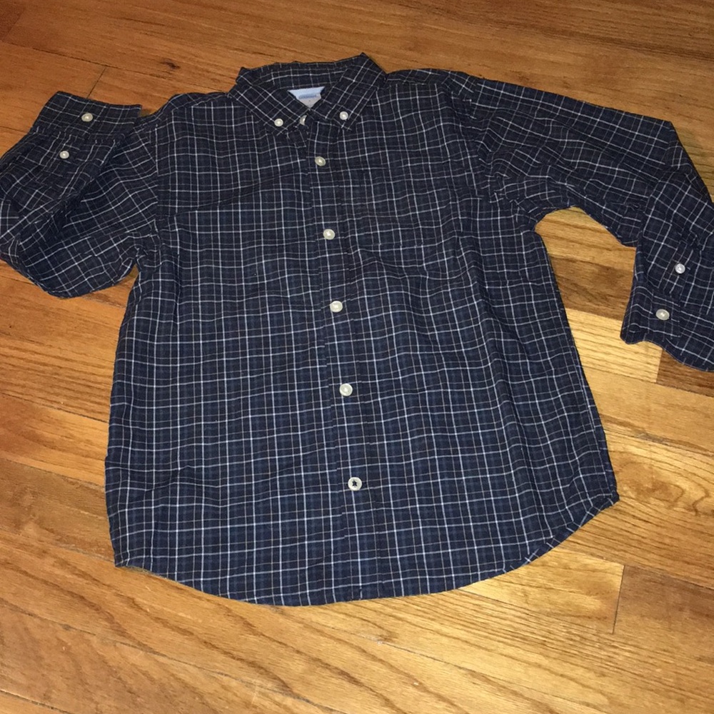 Gymboree Medium 7-8  Boys Plaid Shirt